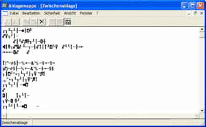 Text ohne Unicode-Mapping liefert unbrauchbare Zeichen